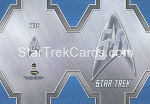 Star Trek 50th Anniversary Trading Card RC14 Back 1