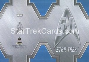 Star Trek 50th Anniversary Trading Card RC18 Back