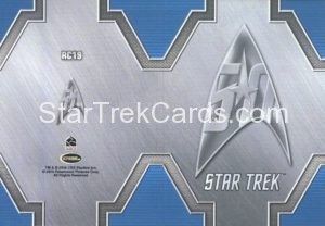 Star Trek 50th Anniversary Trading Card RC19 Back