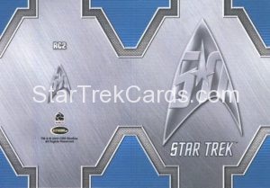 Star Trek 50th Anniversary Trading Card RC2 Back