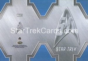 Star Trek 50th Anniversary Trading Card RC21 Back