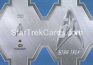 Star Trek 50th Anniversary Trading Card RC24 Back