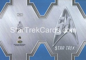 Star Trek 50th Anniversary Trading Card RC28 Back