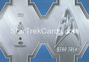 Star Trek 50th Anniversary Trading Card RC30 Back