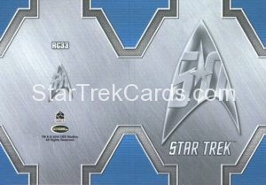 Star Trek 50th Anniversary Trading Card RC33 Back