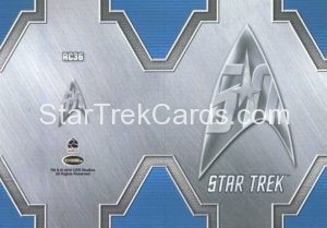 Star Trek 50th Anniversary Trading Card RC36 Back 1