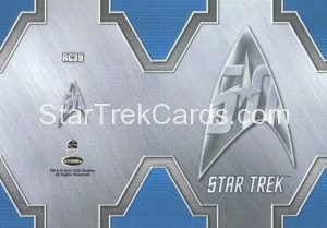 Star Trek 50th Anniversary Trading Card RC39 Back