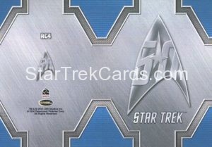 Star Trek 50th Anniversary Trading Card RC4 Back