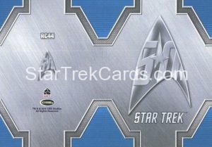 Star Trek 50th Anniversary Trading Card RC44 Back