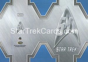 Star Trek 50th Anniversary Trading Card RC45 Back 1