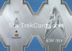 Star Trek 50th Anniversary Trading Card RC45 Back