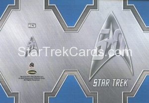 Star Trek 50th Anniversary Trading Card RC5 Back