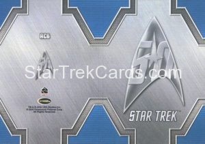 Star Trek 50th Anniversary Trading Card RC6 Back