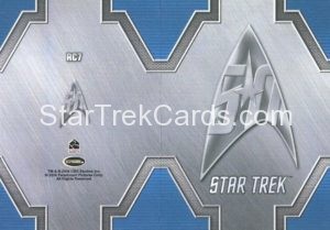 Star Trek 50th Anniversary Trading Card RC7 Back