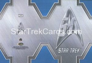 Star Trek 50th Anniversary Trading Card RC8 Back