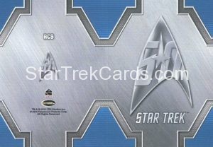 Star Trek 50th Anniversary Trading Card RC9 Back