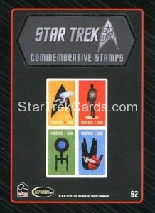 Star Trek 50th Anniversary Trading Card S2 Back