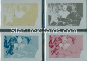 Star Trek 50th Anniversary Trading Card Set of 4 Printing Plates