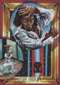 Star Trek 50th Anniversary Trading Card Sketch Achilleas Kokkinakis