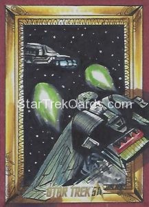 Star Trek 50th Anniversary Trading Card Sketch Achilleas Kokkinakis Alternate