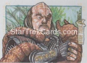 Star Trek 50th Anniversary Trading Card Sketch Bekah Adam Cleveland Alternate