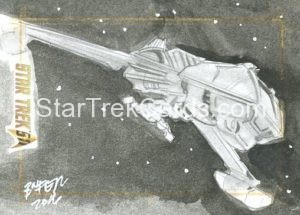 Star Trek 50th Anniversary Trading Card Sketch Bien Flores