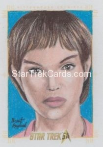 Star Trek 50th Anniversary Trading Card Sketch Brent Ragland