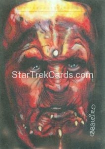 Star Trek 50th Anniversary Trading Card Sketch Carlos Cabalerio Alternate