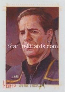 Star Trek 50th Anniversary Trading Card Sketch Charles Hall Alternate