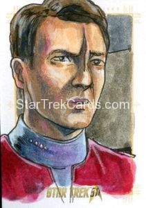 Star Trek 50th Anniversary Trading Card Sketch Dan Gorman