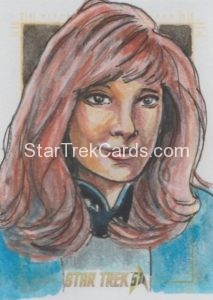 Star Trek 50th Anniversary Trading Card Sketch Dan Gorman Alternate