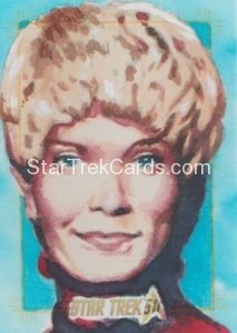 Star Trek 50th Anniversary Trading Card Sketch Danny Silva Alternate