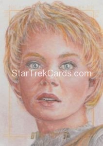 Star Trek 50th Anniversary Trading Card Sketch Debbie Jackson