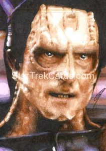 Star Trek 50th Anniversary Trading Card Sketch Gabe Farber