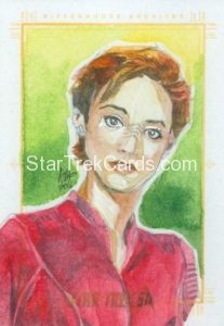 Star Trek 50th Anniversary Trading Card Sketch Irma Ahmed Alternate 2