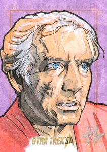 Star Trek 50th Anniversary Trading Card Sketch Jason Kemp