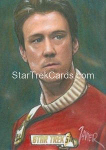 Star Trek 50th Anniversary Trading Card Sketch Javier Gonzalez