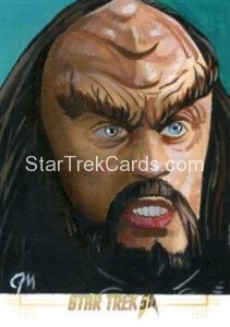 Star Trek 50th Anniversary Trading Card Sketch Jeff Mallinson