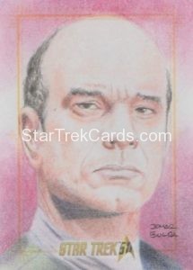 Star Trek 50th Anniversary Trading Card Sketch Jomar Bulda Alternate