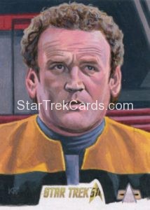 Star Trek 50th Anniversary Trading Card Sketch Kris Penix Alternate