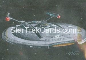 Star Trek 50th Anniversary Trading Card Sketch Kristin Allen Alternate