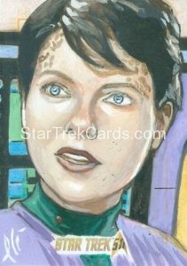 Star Trek 50th Anniversary Trading Card Sketch Lee Lightfoot