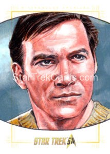 Star Trek 50th Anniversary Trading Card Sketch Mike James