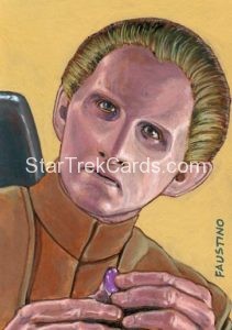 Star Trek 50th Anniversary Trading Card Sketch Norman Jim Faustino