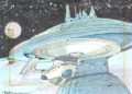 Star Trek 50th Anniversary Trading Card Sketch Roy Cover