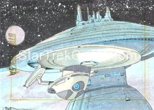 Star Trek 50th Anniversary Trading Card Sketch Roy Cover