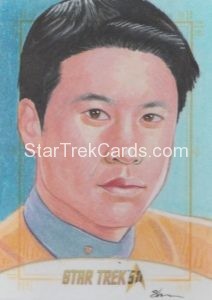 Star Trek 50th Anniversary Trading Card Sketch Shane McCormack Alternate