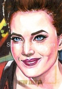 Star Trek 50th Anniversary Trading Card Sketch Veronica OConnell