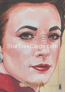 Star Trek 50th Anniversary Trading Card Sketch Veronica OConnell Alternate