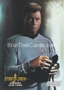 Star Trek 50th Mission New York Trading Card McCoy